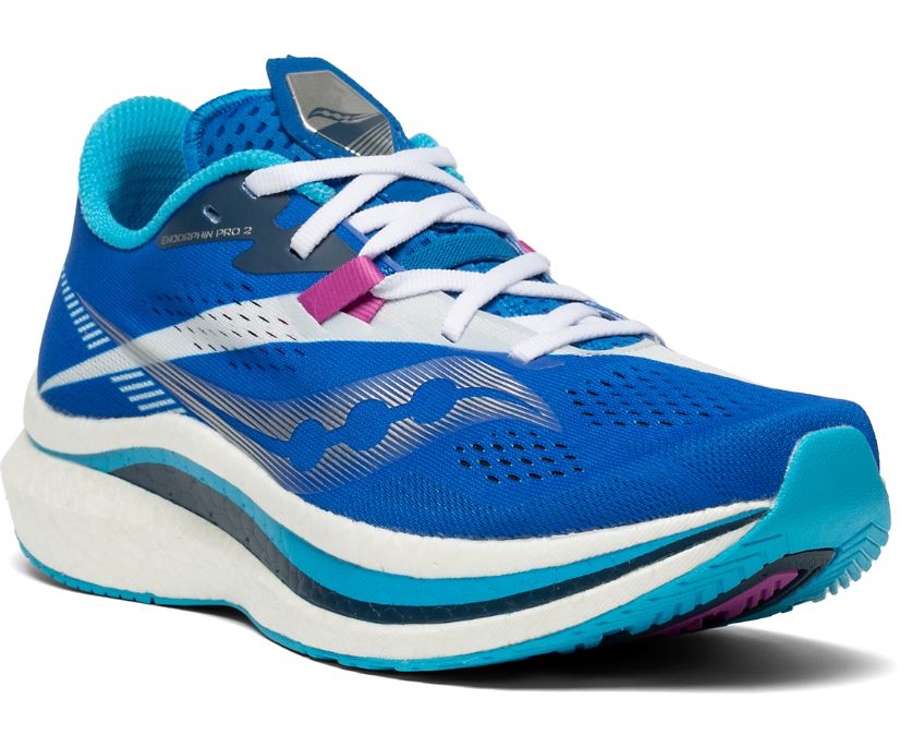 Saucony Endorphin Pro 2 Women's Running Shoes Royal / White | AU 113OKIR